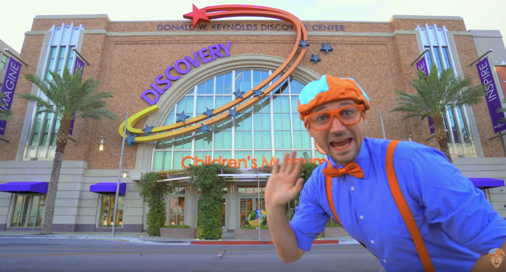 Blippi at the Discovery Children's Museum in Las Vegas